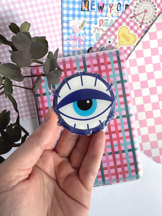 Evil Eye Kindle MagSafe Grip – Bookish Magnetic Phone Kobo Grip | Adhesive Magsafe Ring Included | Kindle Accessories
