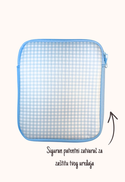The Blue Gingham | E-Reader Sleeve