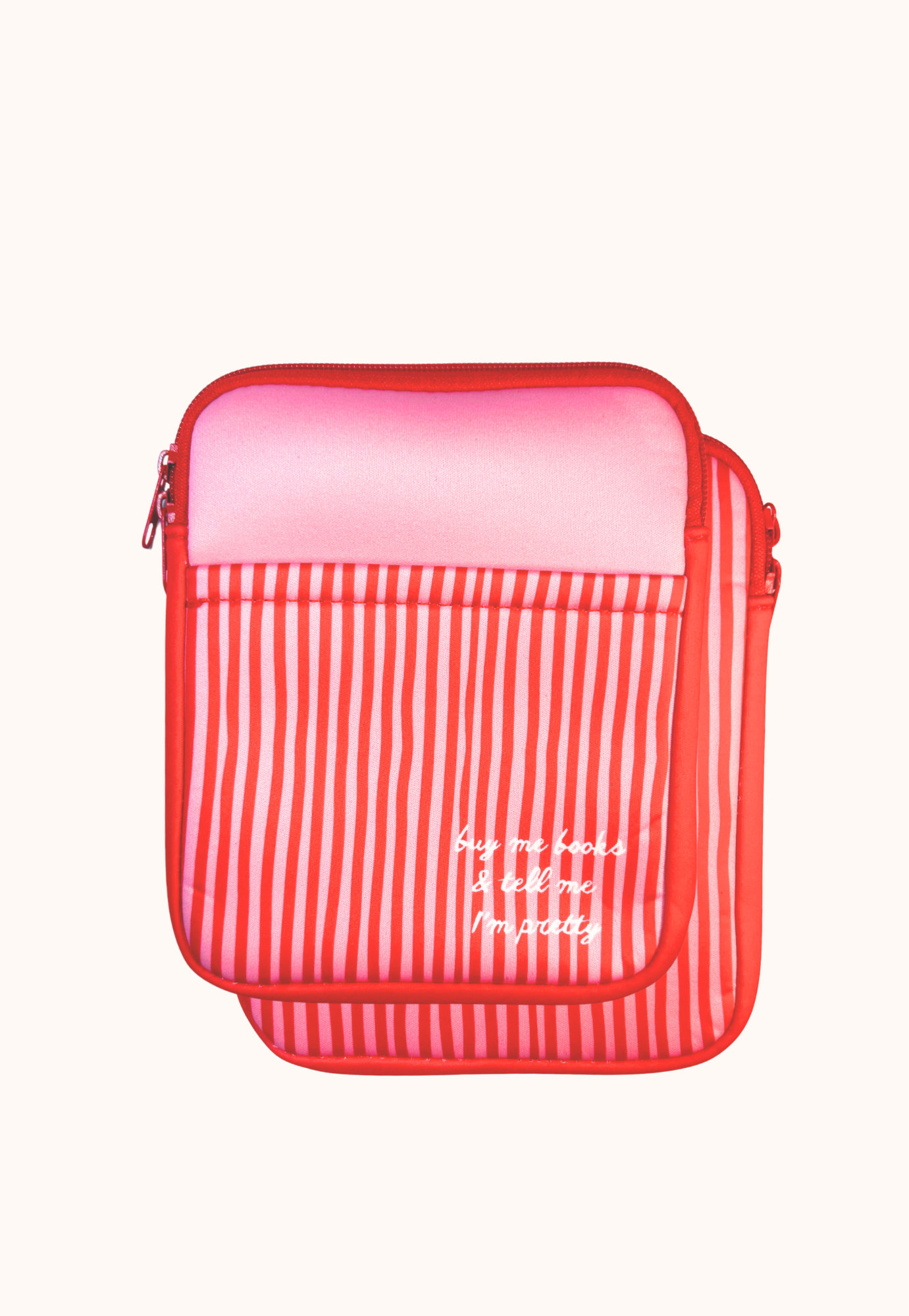 Pink Red Stripes | E-Reader Sleeve