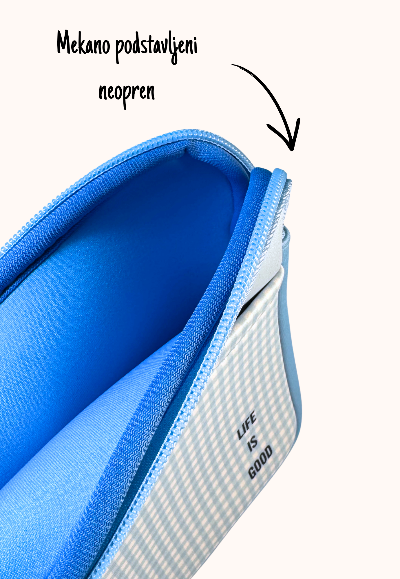 The Blue Gingham | E-Reader Sleeve