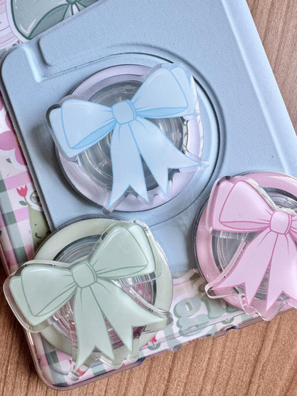 Coquette Kindle MagSafe Grip: Pink Blue Mint Bookish Phone Kindle Kobo Grip