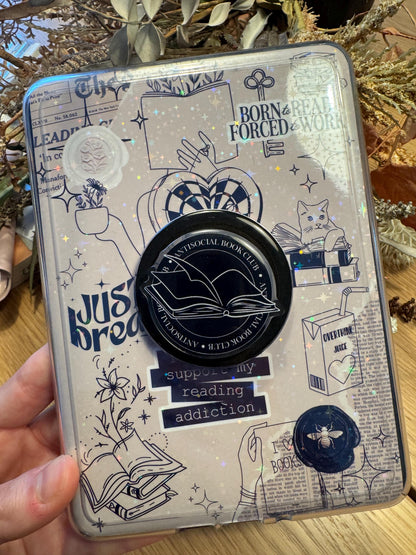 Bookish MagSafe Grip: Anti-Social Book Club Kindle/Phone Accessory