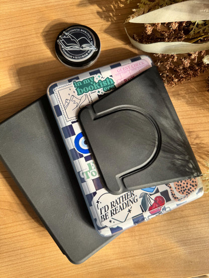 Black Magnetic Detachable Kindle Case: Colorsoft Basic Paperwhite + 2 Free Inserts