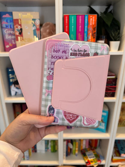Baby pink Magnetic Detachable Flip Case for Kindle + 2 Free Inserts Included Magsafe Kindle case Colorsoft Basic Paperwhite