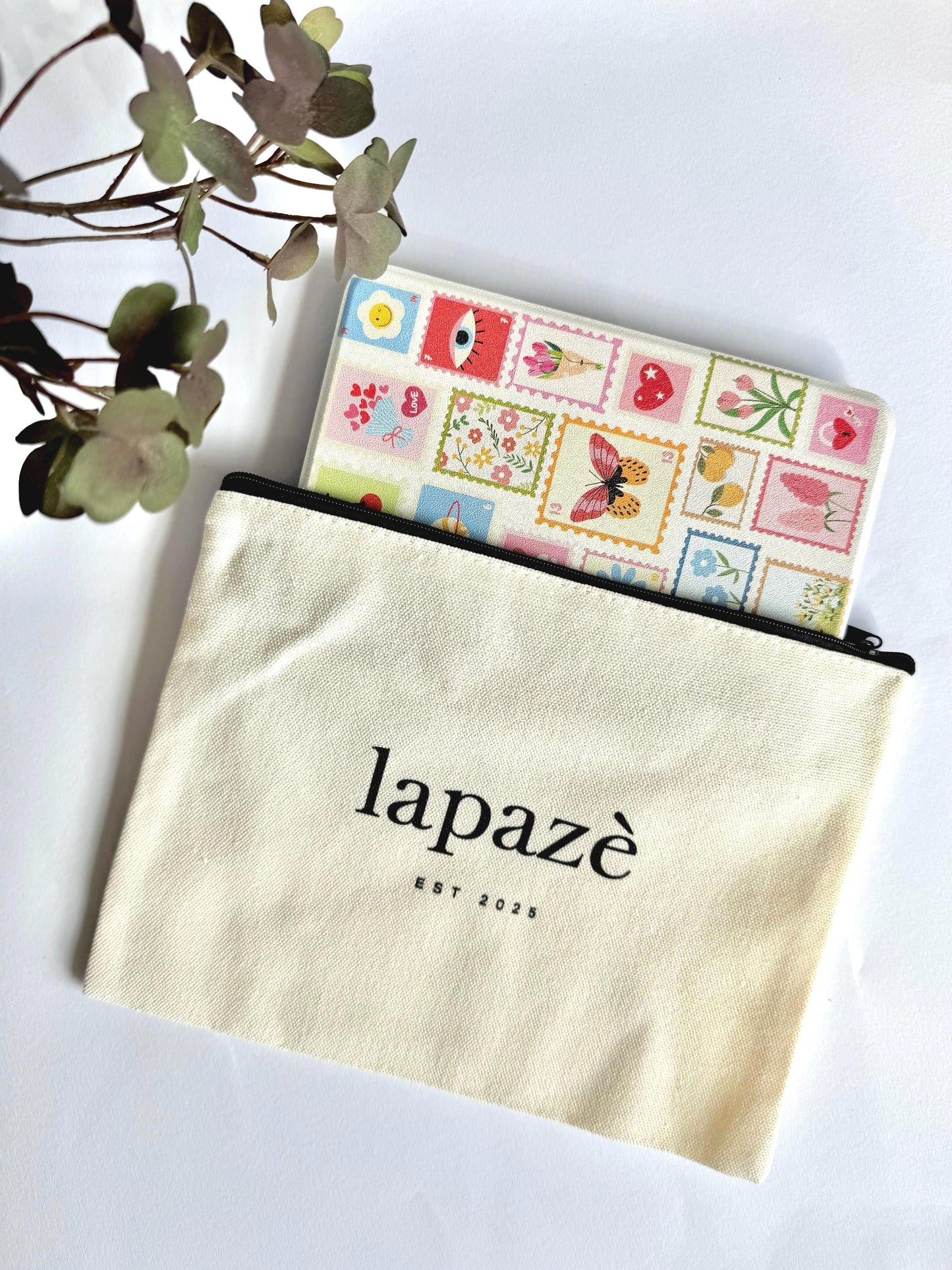 Girly Stamps Kindle Kobo Case with Hand Strap | PU Leather E-Reader Cover | Fits Kindle Paperwhite, Basic & Kobo