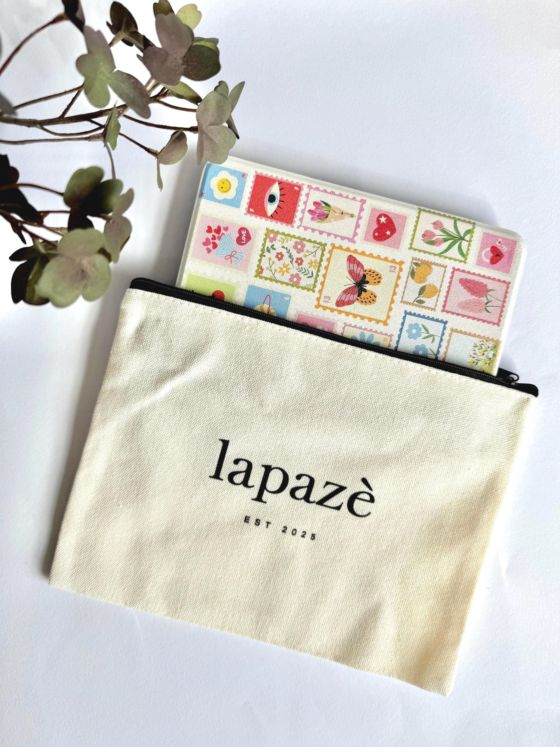 Girly Stamps Kindle Kobo Case with Hand Strap | PU Leather E-Reader Cover | Fits Kindle Paperwhite, Basic & Kobo