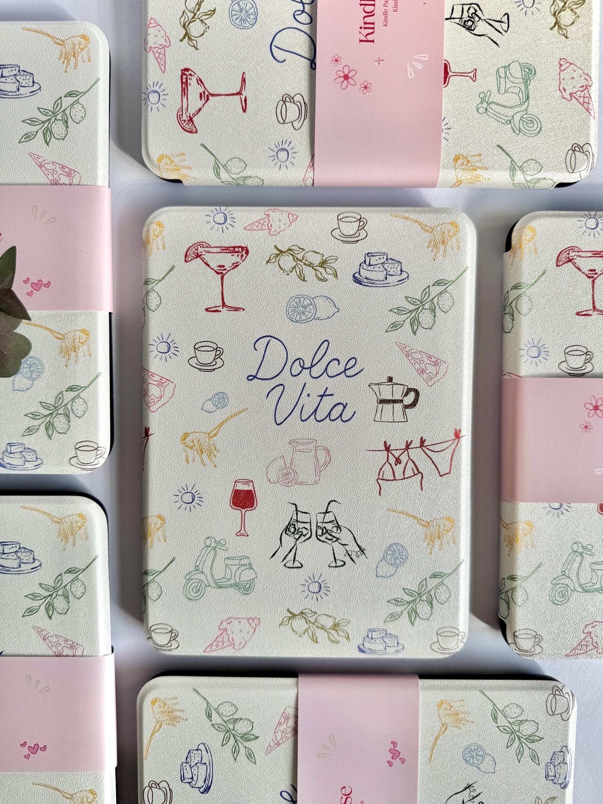 Dolce Vita Kindle Kobo Case with Hand Strap | PU Leather E-Reader Cover | Fits Kindle Paperwhite, Basic & Kobo
