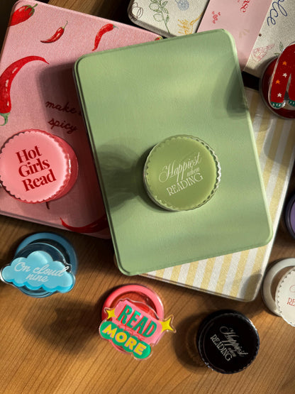 On Cloud Nine Kindle MagSafe Grip: Bookish Magnetic Phone Accessory