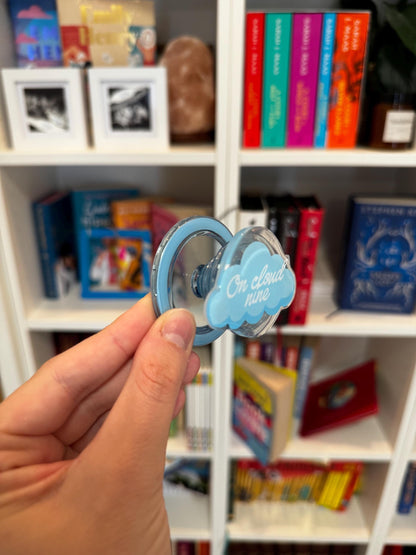 On Cloud Nine Kindle MagSafe Grip: Bookish Magnetic Phone Accessory