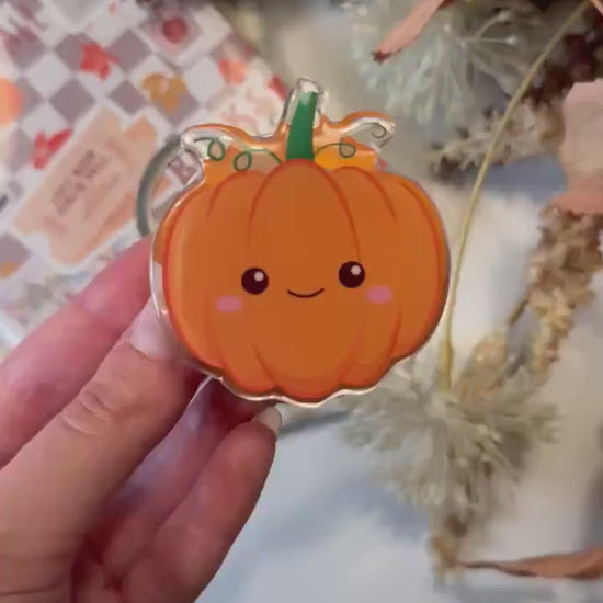 Pumpkin Kindle MagSafe Grip: Bookish Magnetic Phone Accessory